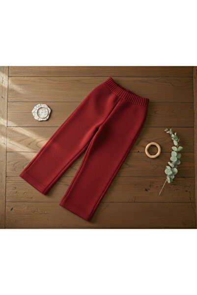 Nimini Kids Basic Elastic Waist Knitwear Girls' Trousers for Nursery, Prescho...