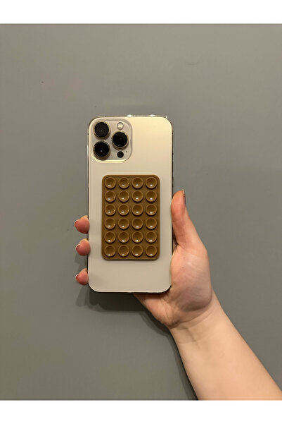 GECEDENİZ Çift Taraflı Silikon Vantuz Telefon Tutucu Araç İçi Aksesuar Düz Yü...