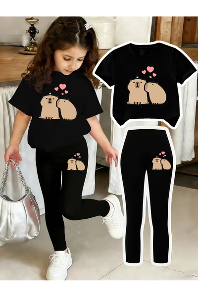 Cevval Children's Tights and Tshirt Set