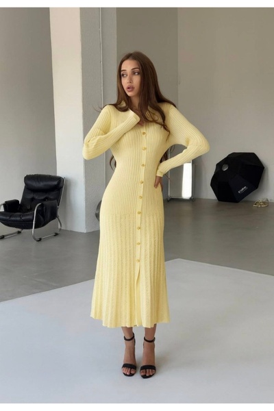 Abalı Yeni sezon kışlık üzün elbise