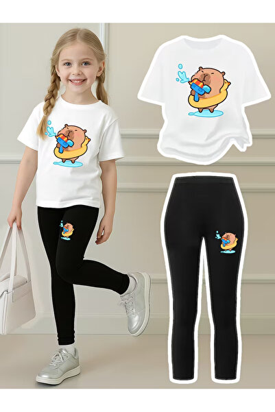 Cevval Children's Tights and Tshirt Set