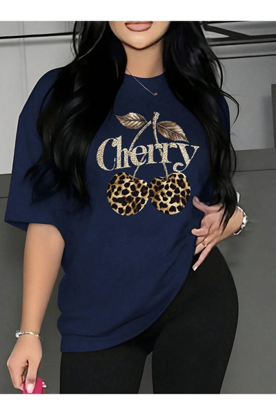 COHERENT Unisex Ανδρικό/γυναικείο μπλουζάκι LEOPARCHERY με στάμπα, υπερμεγέθη...