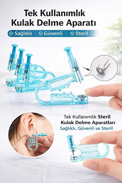 Shopfocus TEK KULLANIMLIK KULAK VE PİERCİNG DELİM APARATI KULAK VE VÜCUT PİER...