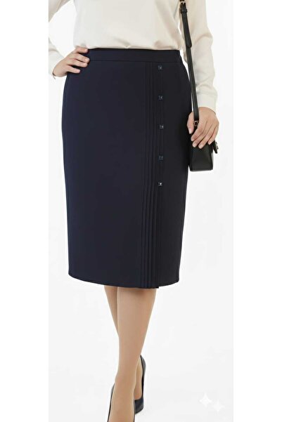 Butik Къса пола с камъни и подплата от пуерториканска тъкан