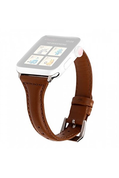 NeoHeaven WatchBand™ Classic T-shaped Leather Strap, Compatible with Apple Wa...
