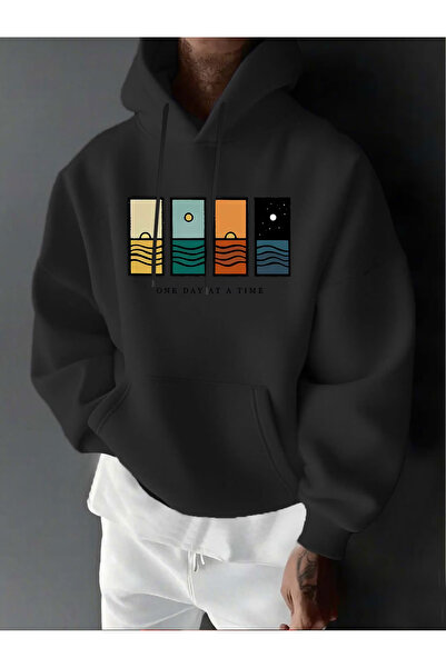 Rayan & Hoor Style Unisex printed hooded sweatshirt