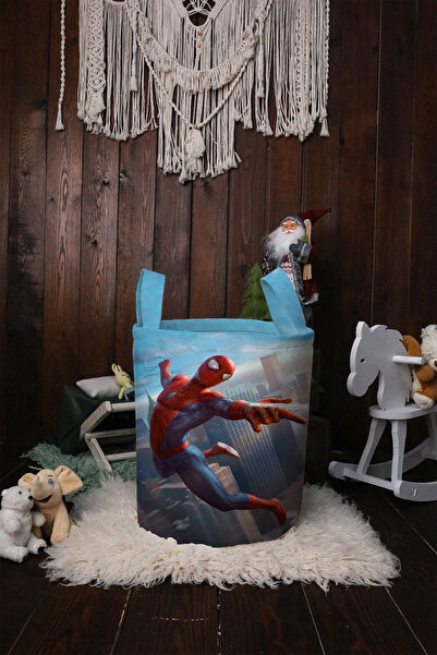 BelezaHome سلة ألعاب لغرفة الأطفال والرضع، منظم ألعاب قماشي قابل للطي بنمط سب...