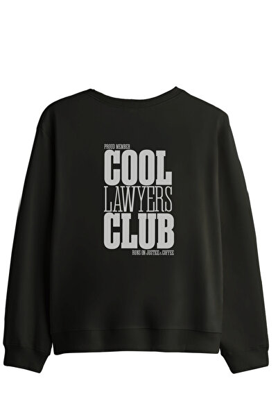 BetterThanCo Cool Lawyers Club Печатана велосипедна блуза с качулка