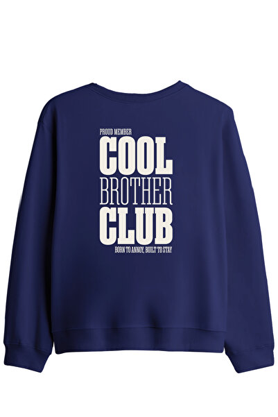 BetterThanCo Φούτερ με στάμπα Cool Brother Club και λαιμόκοψη ποδηλάτου