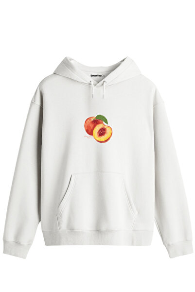 BetterThanCo Φούτερ με κουκούλα σε χρώμα ροδακινί με στάμπα