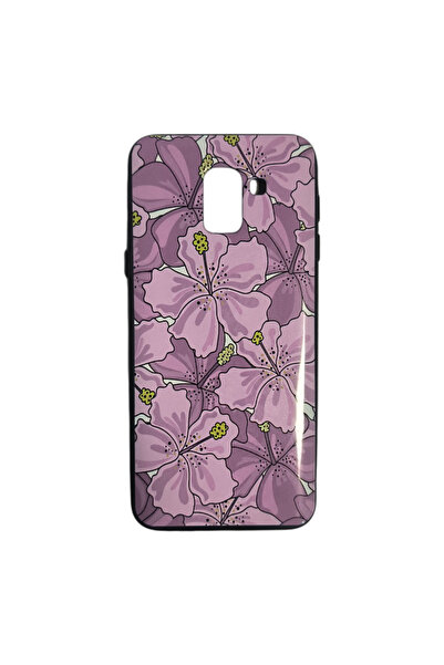 OEM Carcasă compatibilă cu Samsung Galaxy J6 - 2018, silicon, design cu flori...