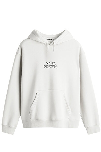 BetterThanCo Dad Life Printed Unisex Hooded Collar Hoodie