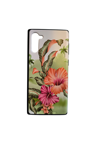 OEM Carcasă compatibilă cu Samsung Galaxy Note10, silicon, design cu flori de...