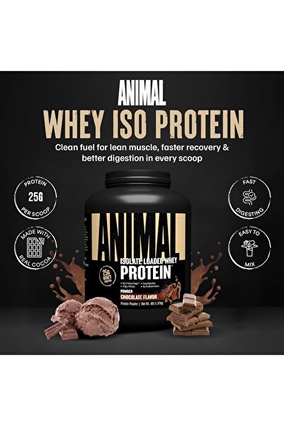 Universal Animal Whey Isolate Isolated Protein 1.8 kg - Usa