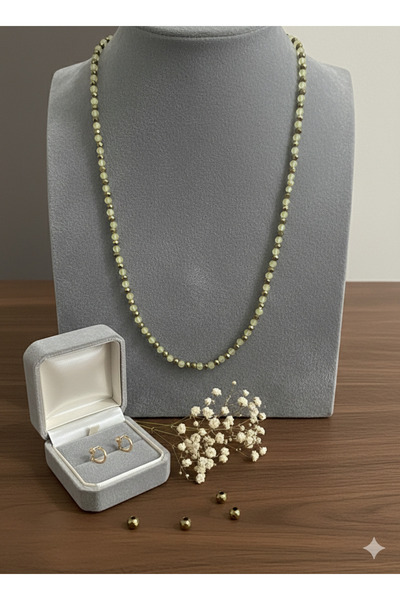 Zihintaşı Atölyesi Sitrin Taşı 4mm Kolye