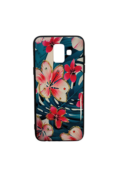 OEM Carcasă compatibilă cu Samsung Galaxy A6 - 2018, carcasă TPU, contur auri...