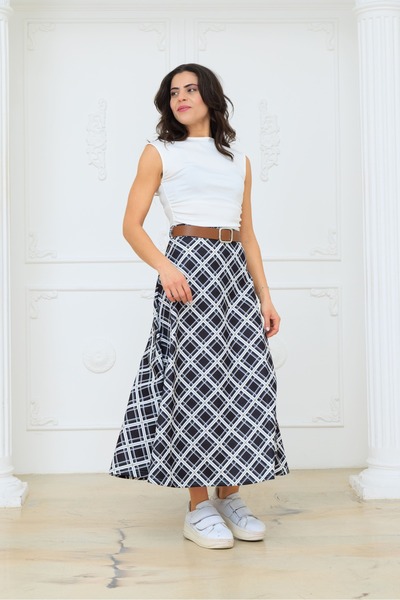 Mash Moda Women's Ecru Sleeveless Blouse |   Soft Texture, Stylish and Modern...