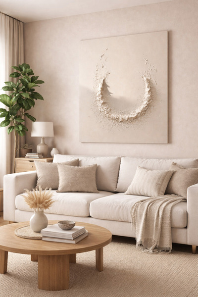 diğer01 11 Alçı Tablo 3 Boyutlu Alçı Tablo El Yapımı Tablo Dokulu Alçı Tablo