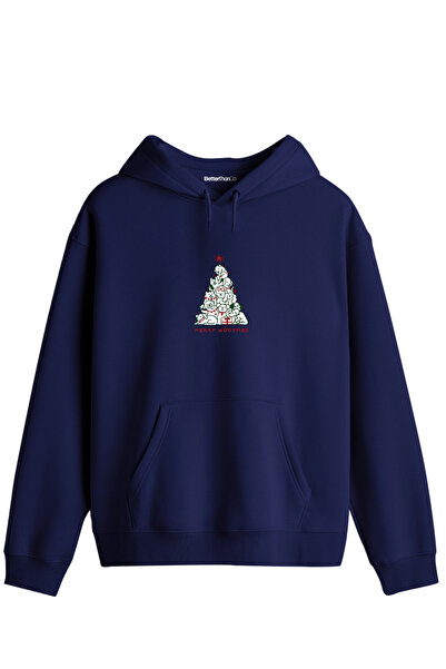 BetterThanCo Woofmas Φούτερ με στάμπα, unisex, με κουκούλα και γιακά