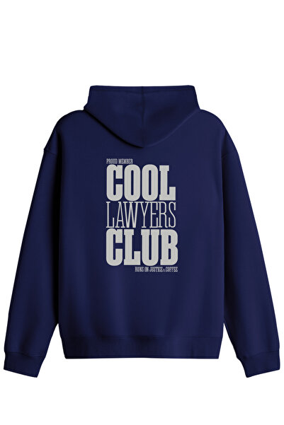 BetterThanCo Cool Lawyers Club Τυπωμένο Unisex Φούτερ με Κουκούλα