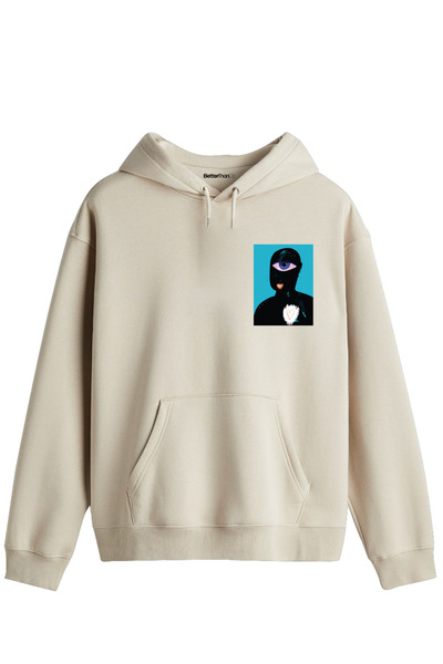 BetterThanCo Φούτερ με κουκούλα Unisex με στάμπα Oracle Eye