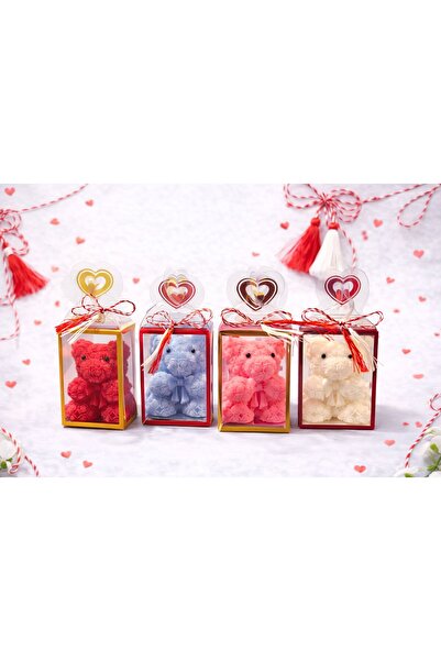 OEM Set of 4 special scented soap martisor bears, March 1-8.