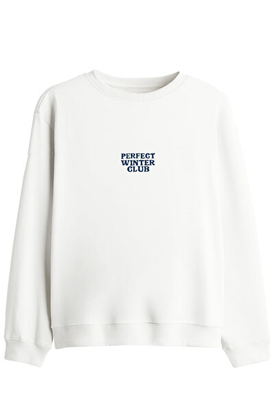 BetterThanCo Winter Club Printed Crew Neck Sweatshirt