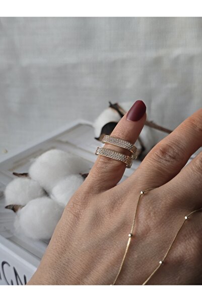 XUPING JEWELRY Xuping Taşlı Halka Küpe 14K Altın Kaplama