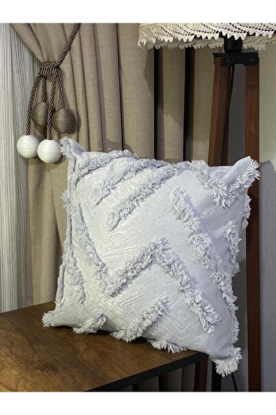 BURYAHOME Gray Throw Pillow Cover 45X45