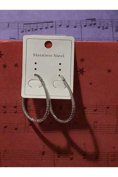 müzikveherşey Hakla Steel Earrings
