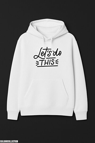 CALKARCOLLECTION Text Printed Unisex Hooded Sweatshirt (Hoodie)