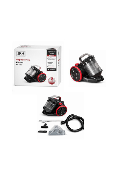OEM Aspirator electric cu fir fără sac 800W, capacitate 2L, cu accesorii incluse