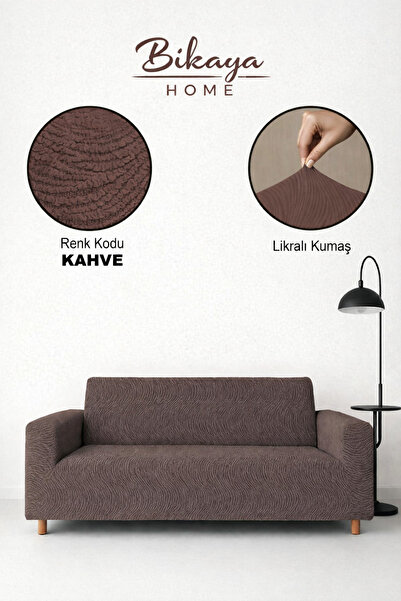 Bikaya Home Maxi Strech Waterway Seat Cover |   3+3+1+1 Seating Group |   Ela...