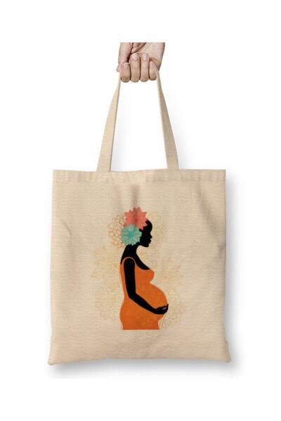 Toyaso Cadou de Ziua Mamei pentru mame, geantă de pânză albă pentru viitoare ...