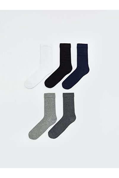 LC Waikiki Lcw Accessories Mixed Pack of 5 Men's Socks with Nevavm Difference