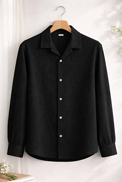 Revasser Unisex Kadın/Erkek Özel Tasarım Ferah Bürümcük Gömlek