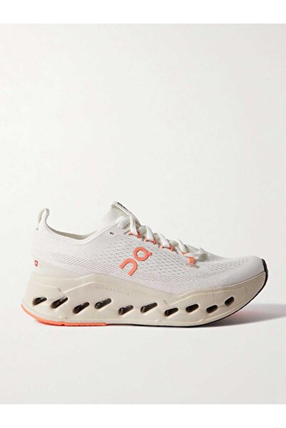 on Clouds On Running Cloudsurfer Max Ivory Salmon Unisex Shoes