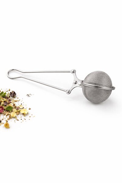 IVORY Stainless Steel Herbal Tea Brewing Strainer with Clamp