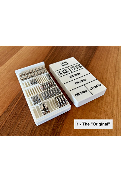 Morphena3D CR Pil Düzenleyici Saklama Kutusu – CR2032 / CR2025 / CR2016 Uyuml...
