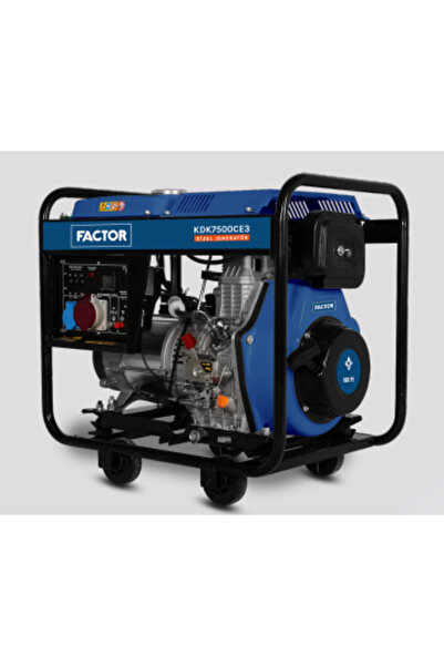 Factor KDK 7500 CE3 Dizel Jeneratör Marşlı Trifaze