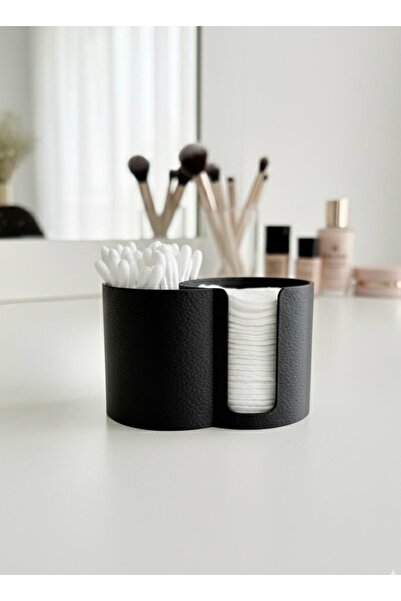 daligra منظم مينيماليستي لطاولة الحمام والمكياج - منظم لأعواد الأذن والقطن