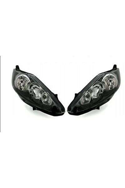 İthal Ford Fiesta Siyah Zemin Far Takımı (Sağ+Sol) 2009-2012