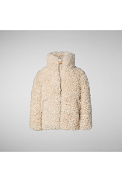 SAVE THE DUCK Kız Çocuk Sherpa Ceket Bej - Thisbe
