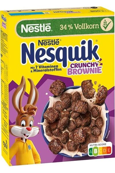 Nesquik Nestlé Crunchy Brownie 300g Alman Menşeili Gevrek