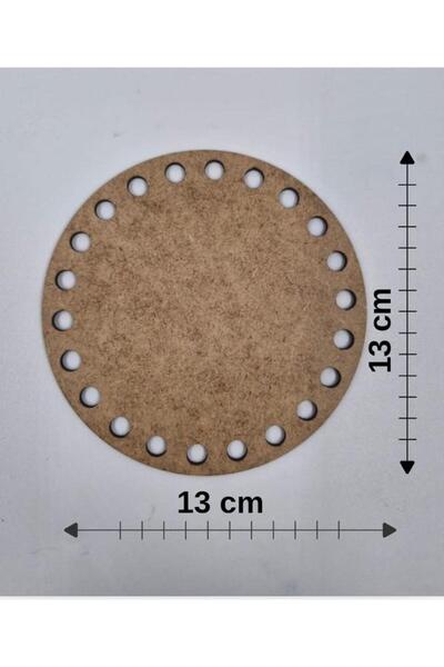 Mu Art Ahşap Lemn 10x10 cm 10 bucăți Tavă Placă pentru tricotat Suport perfor...