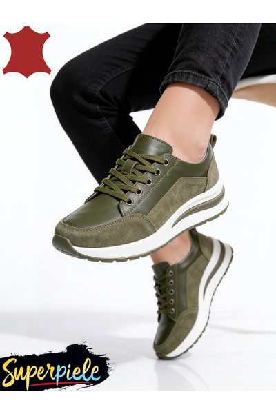 ANGEL BLUE Women's casual shoes made of genuine leather with natural lining