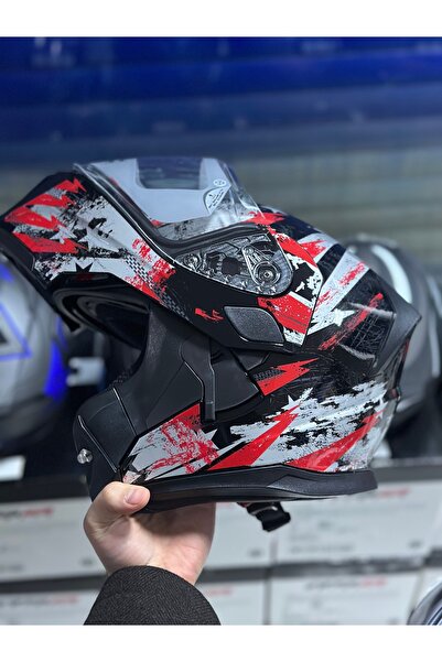 RS2 Çene Açılır Kask / Çelik Mekanizmalı / Güneş Gözlüklü / ECE 22.06