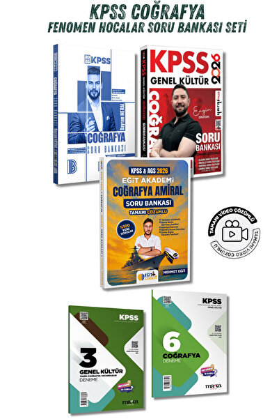 Yargı Yayınları 2026 KPSS GK Coğrafya Fenomen Soru Bankası Set I Mehmet Eğit ...