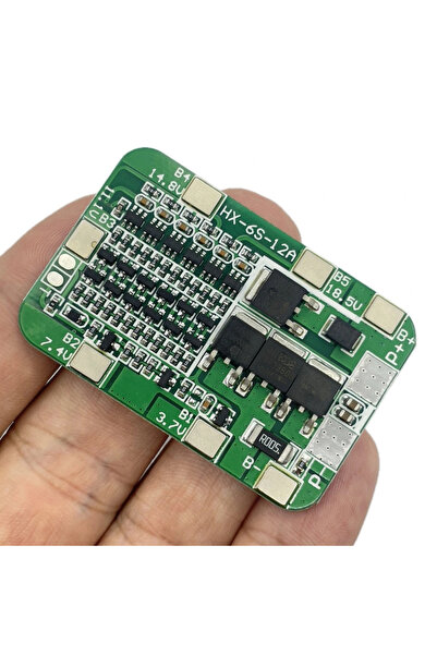 China 6S 15A BMS 18650 Lityum Pil Şarj Koruma Devresi