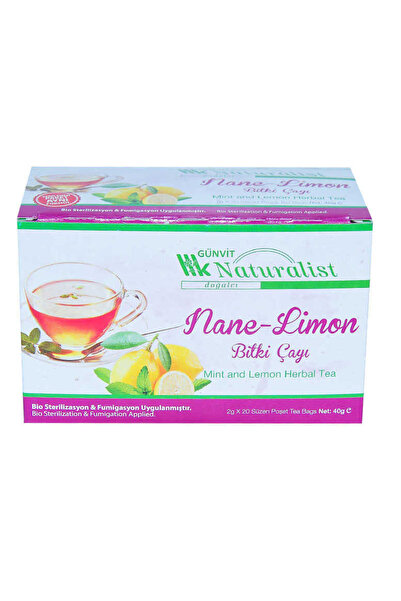 Mestore Mint Lemon Herbal Tea 20 Filtered Bags - Oem458-8260